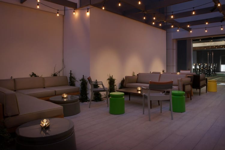 Monkey Bar Patio Night